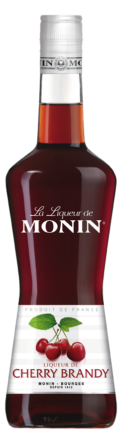 MONIN Cherry Brandy liqueur bottle MONIN Cherry Brandy liqueur bottle